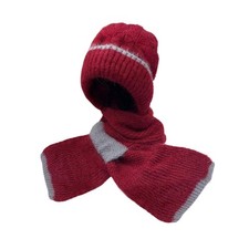 Sciarpa con cappuccio da donna, scaldacollo, berretto invernale caldo per