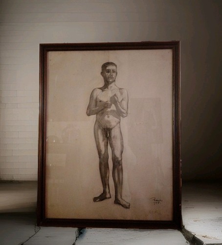 Antico disegno accademico - antico, a
