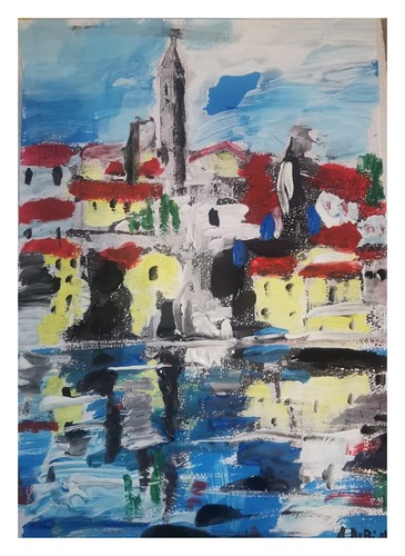 Quadro paesaggio marino - paesaggio, 2