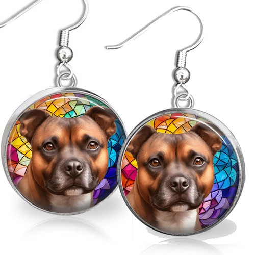 Orecchini staffordshire bull - orecchini,
