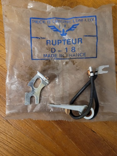 Jeu contacts rupteur - jeu,