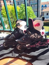 Roller Bambina Oxelo N 36/38 Bianco Viola