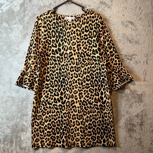 Abito cammello leopardato jude - abito,