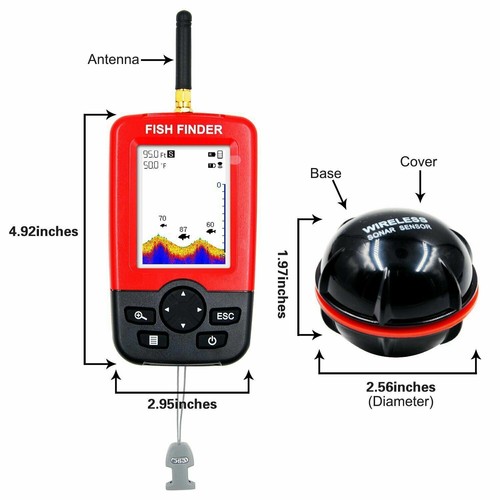 Fish finder wireless colori - fish,