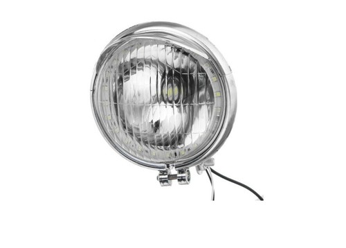 Faro led moto cromado - cromado, estilo