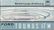 FORD TAUNUS 17M Manuale Uso e