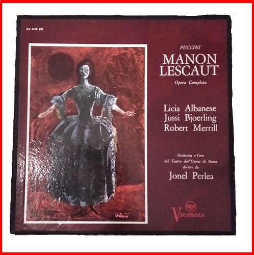Puccini manon lescaut dischi - manon, 3