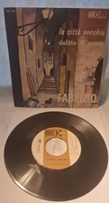 FABRIZIO DE ANDRE', LA CITTA' VECCHIA (Karim KN 209 1965) 45 giri buono VG+/VG+