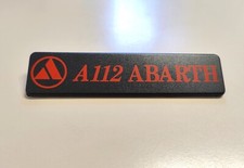 SIGLA SCRITTA A112 ABARTH 1982