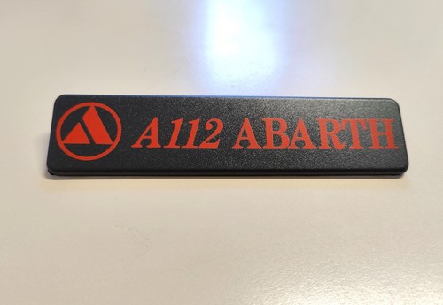 Sigla scritta a112 abarth 1982 - sigla,