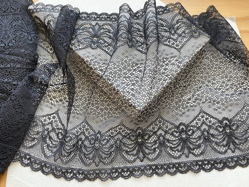 Bordo pizzo rete ricamato - rete,