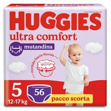 Pannolini Huggies Little Movers Mutandine Taglia 5 (12-17 Kg) Ultra assorbenti