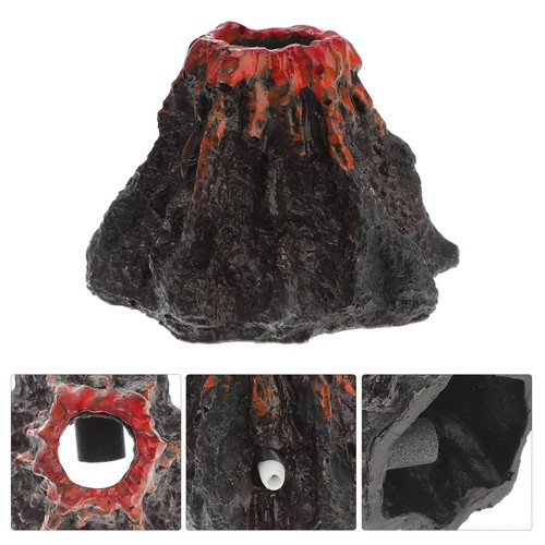 Decorazione acquario vulcano