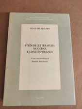 Del Beccaro Felice - Studi di