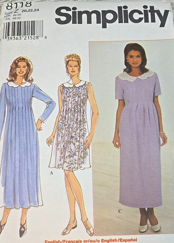 Abito simplicity 8118 fantasia - abito,