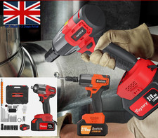 Trapano avvitatore a percussione senza fili 2000NM riparazione auto ruota dado pistola set + batteria