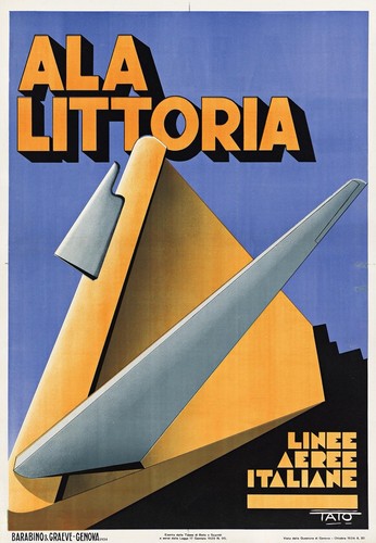 Affiche poster ala littoria - poster,
