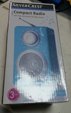 radio compatta stemma argento