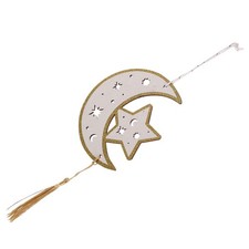 3 Pcs Ciondolo Decorazioni Murali in Legno Decorazione Lunare