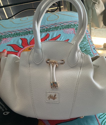 Borsa bianco ottico mariella - borsa,