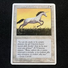 MTG Unicorno Perlaceo ITA I Quarta Edizione 1995 I Unicorno Bianco Vintage Magic