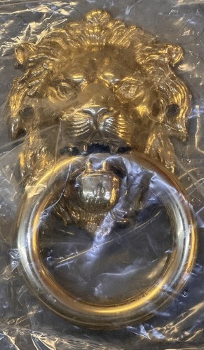 Leone battiporta ottone - leone, |