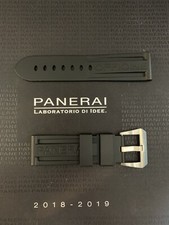 Cinturino Gomma Panerai 24mm Con Fibbia In Acciaio Panerai Rubber Strap 24mm