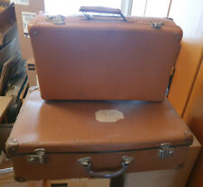 2 VALIGIE CARTONE ANNI 50 VINTAGE CON SEGNI DI USURA DEL TEMPO