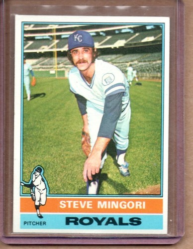 1976 topps steve mingori - 1976, 541