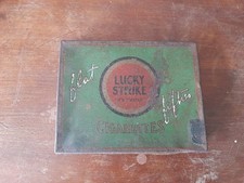 Scatola Latta Tin box cigarettes Lucky Strike