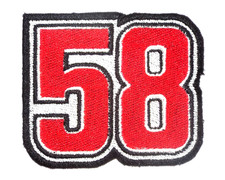 PATCH TOPPA MOTO SIC 58, TERMOADESIVA Dim. 8,5x7 cm
