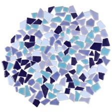  1 sacchetto tessere di mosaico irregolari pezzi di mosaico mosaico smaltato