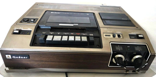 Lettore vhs quasar vcr vintage - lettore,