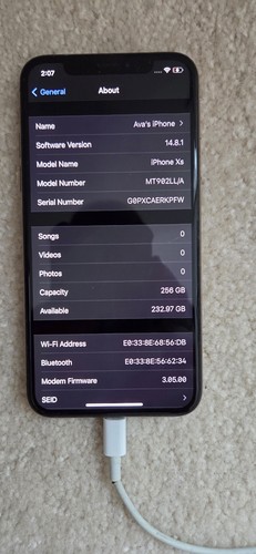 Apple iphone 256gb - apple, xs