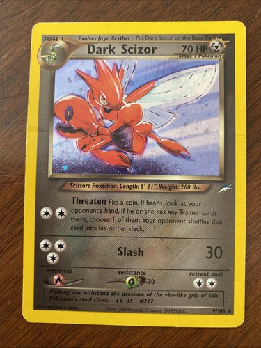 Dark scizor 105 - scizor, neo