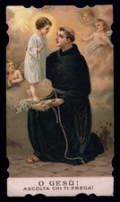 antico santino cromo-holy card