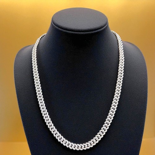Collana tennis uomo pave - collana, da