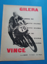 PUBBLICITA'  1952  MOTO GILERA