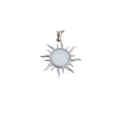 Ciondolo sole in argento