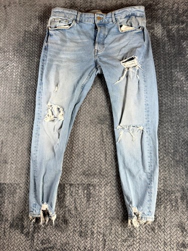 Jeans zara uomo blu - uomo,