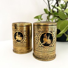 Vintage Burmese Lacquered