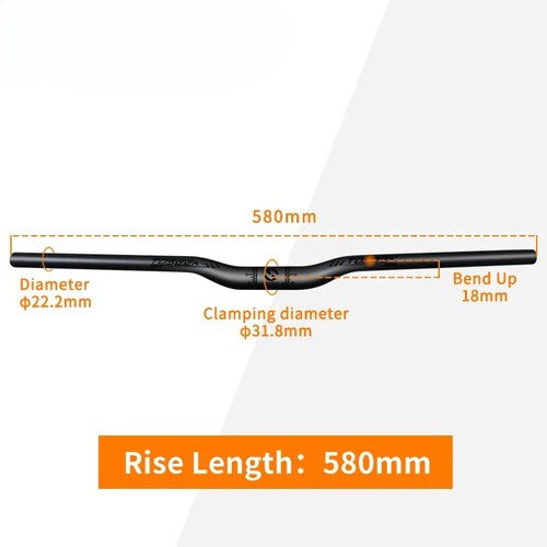 Barra rialzo bici fibra - in, di