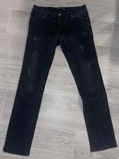 Jeans uomo MERISH nero taglia 32 L 32 Distressed
