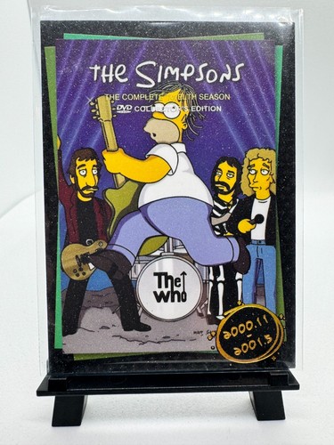 The simpsons who foil - who, card