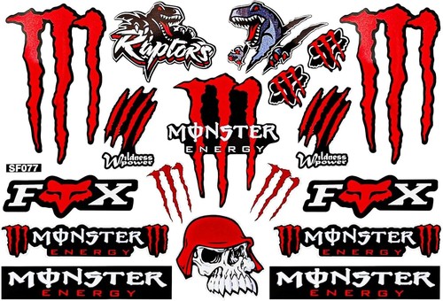 Adesivo per moto monster - per,