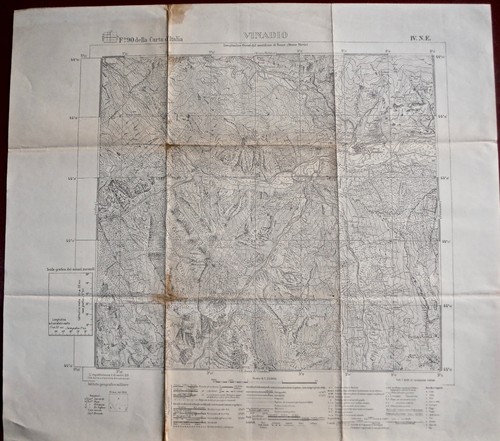 Cartina geografica vinadio - geografica,