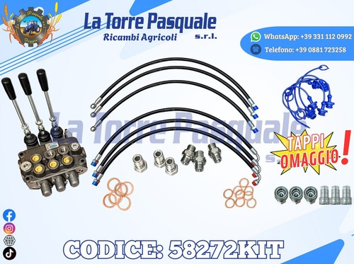 Kit distributore tre leve - distributore,