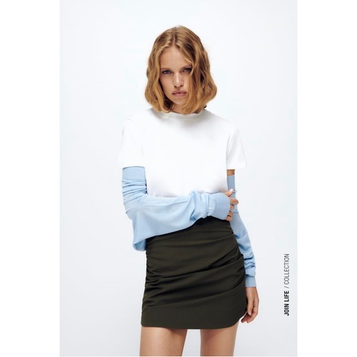 Zara minigonna plissettata - zara,