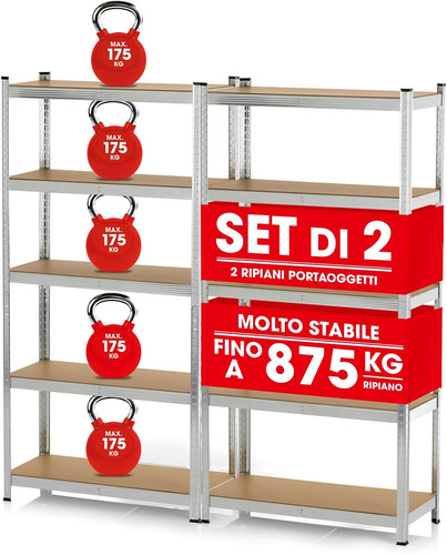 Easymaxx set scaffali per - di,