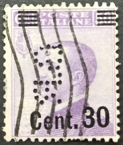 Regno perfin 30 su c - regno, b.r.